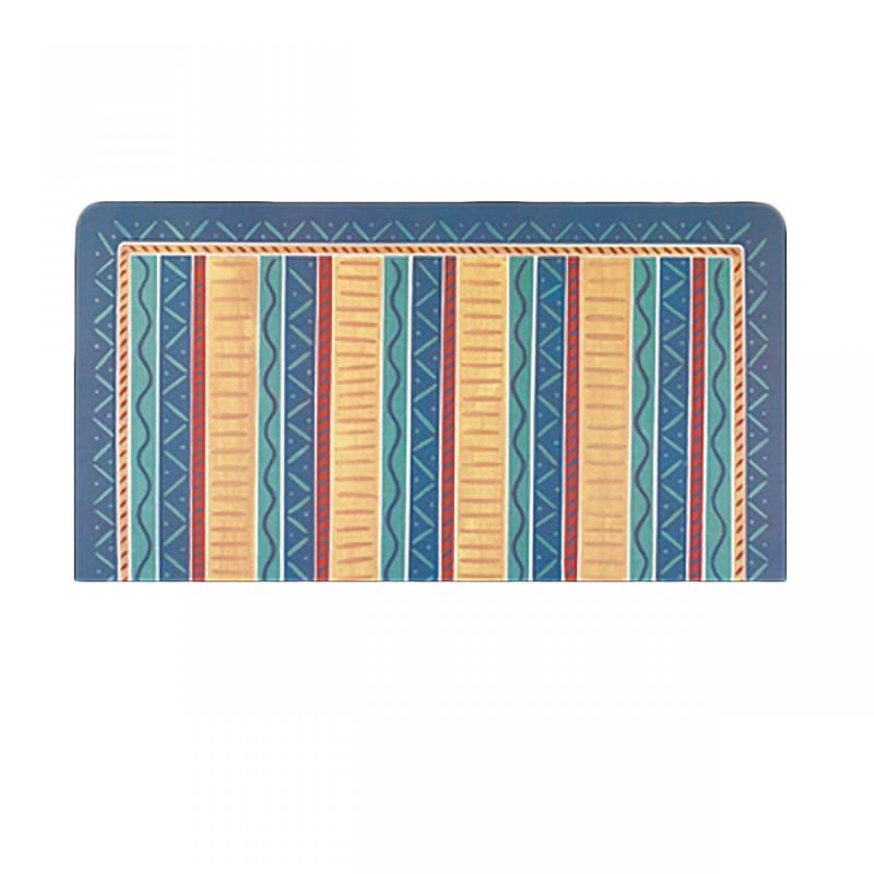 Area Rugs | Rectangular Area Rug 2′ 11″ x  1′ 11″ Blue Polyester Area Rugs Area Rugs