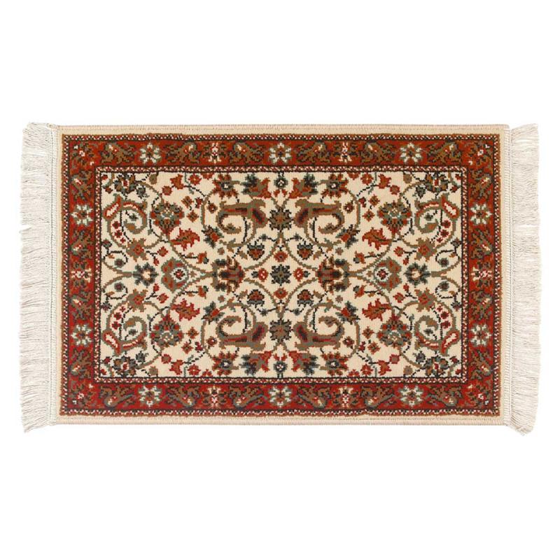 Area Rugs | Rectangular Area Rug 3 Feet x 2 Feet Red Polypropylene Indoor Hall Carpet Area Rugs Area Rugs