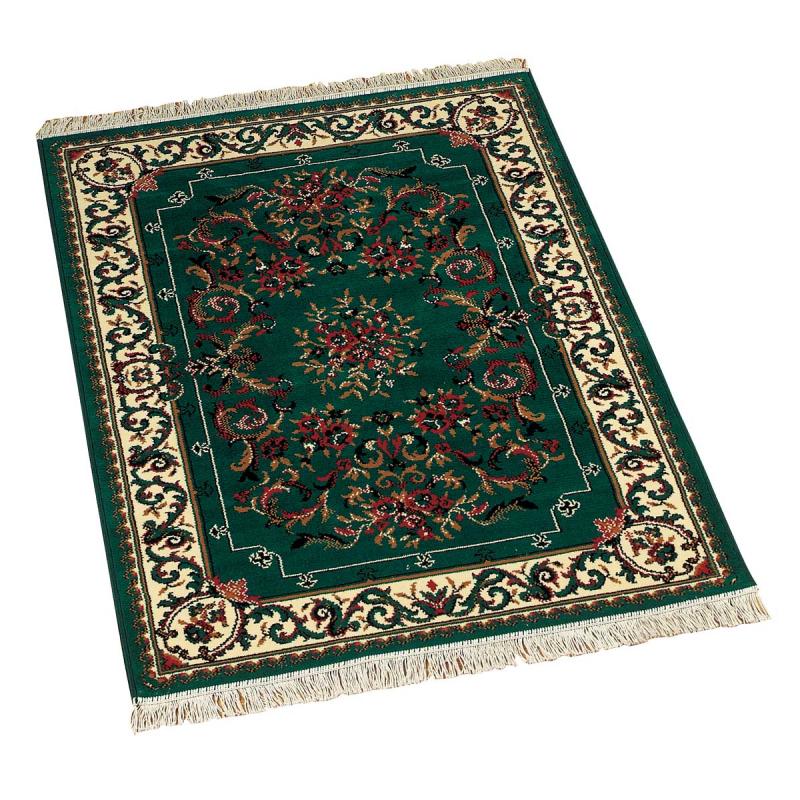 Area Rugs | Rectangular Area Rug 5′ 6″ x 7′ 6″  Green Polypropylene Area Rugs Area Rugs