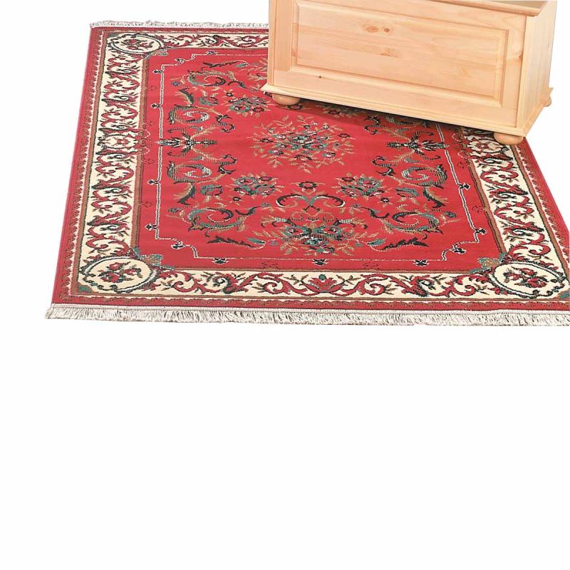 Area Rugs | Rectangular Area Rug 7′ 6″ x  3′ 3″ Red Polypropylene Area Rugs Area Rugs