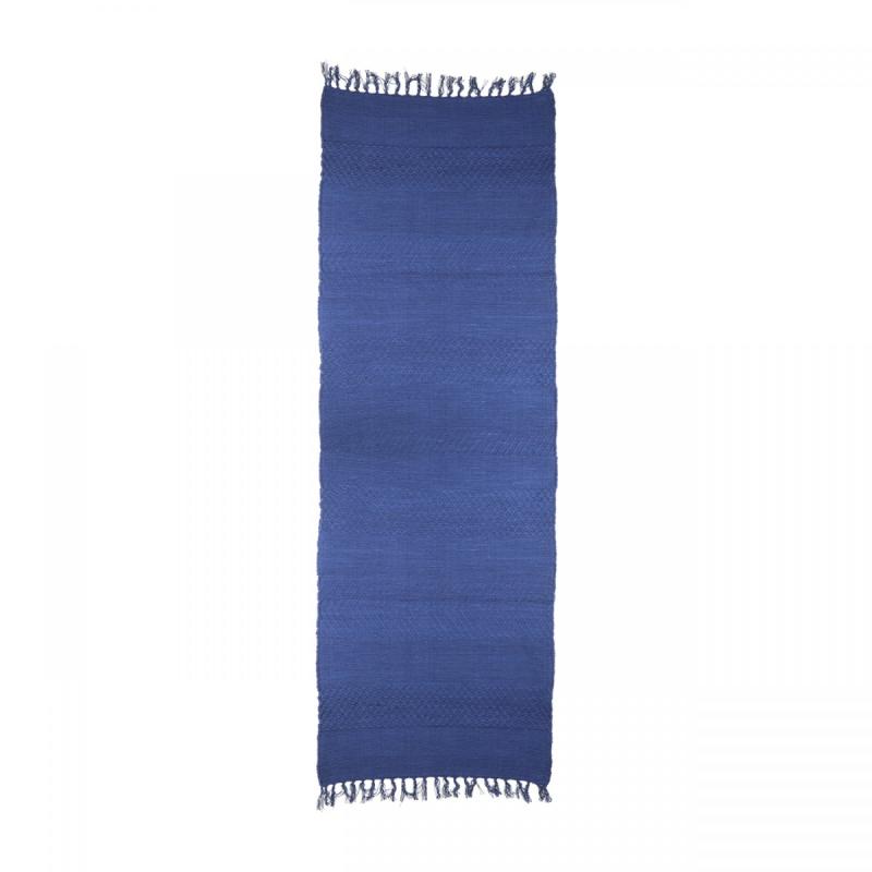 Area Rugs | Rectangular Area Rug 9′ x 6′ Blue Cotton Area Rugs Area Rugs