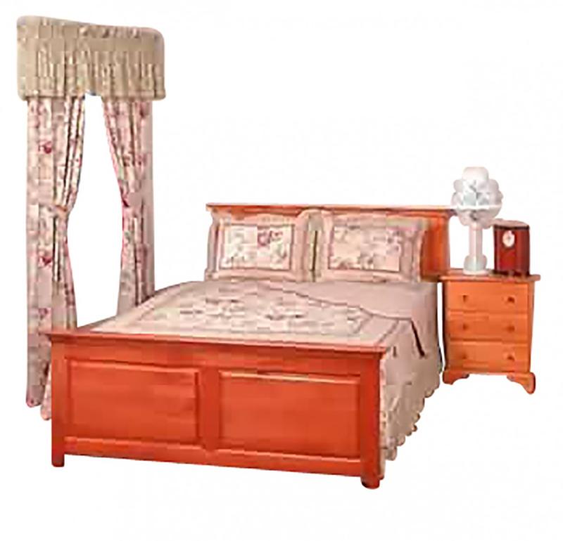 Beds | Shaker Honey Pine Pine Footboard King Honey Pine Finish Home & Office Furniture Beds