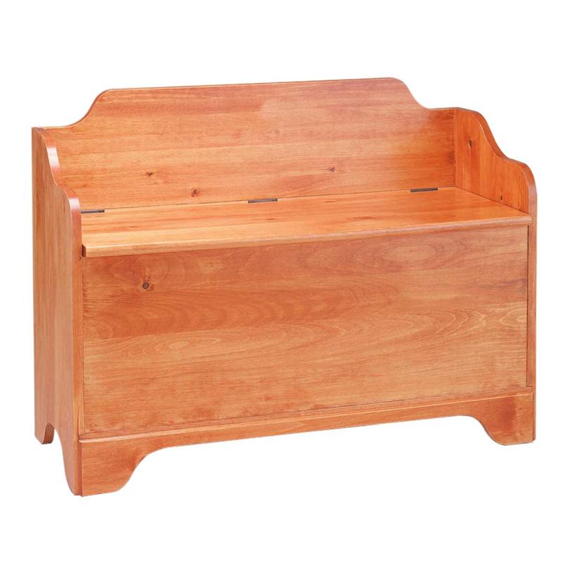 Benches | Storage Bench Heirloom Pine 36″w x 27″h Home & Office Furniture Benches