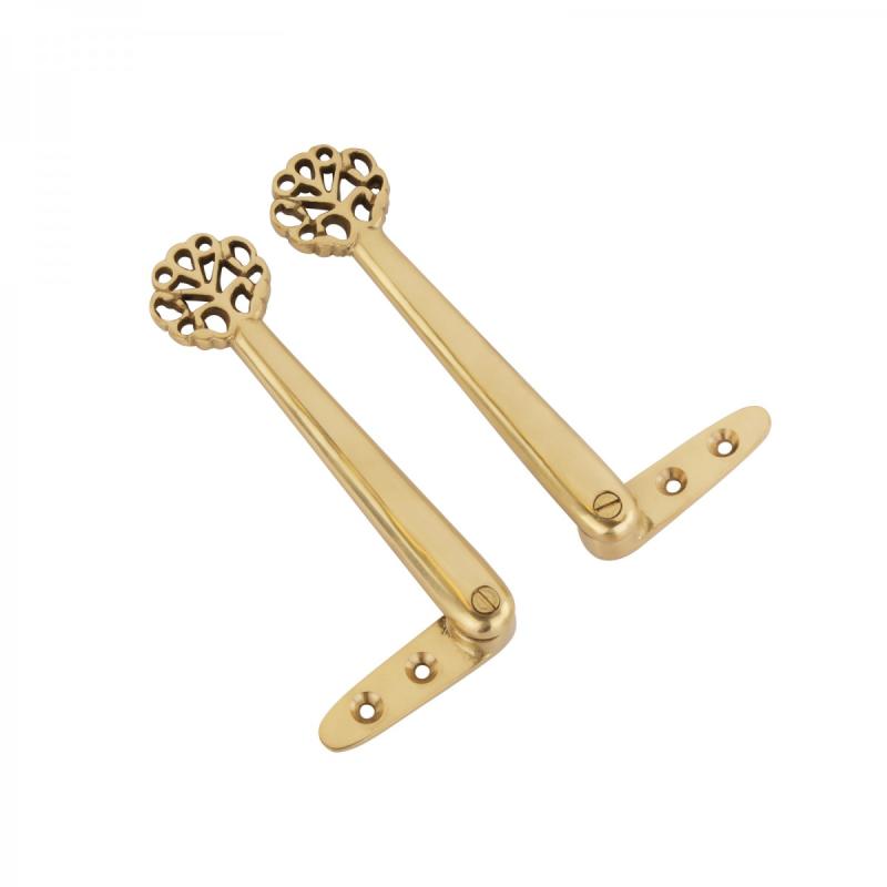 Carpet Clips | Solid Brass Carpet Arm Stair Holder Clips Pair PVD Finish Carpet Clips Carpet Clips