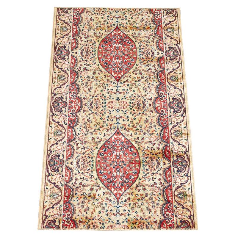 Carpet Runners | Indoor Floral Runner Area Rug 2′ 2″ Wide Red Silk Blend Carpet Runners Carpet Runners