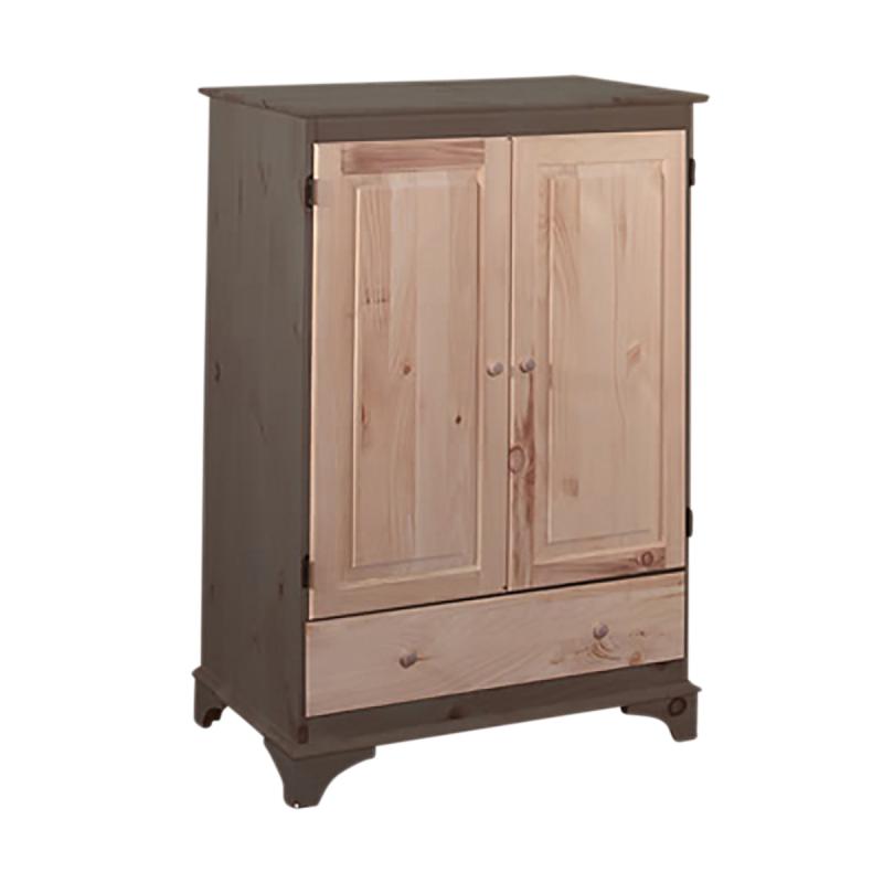 CD & Media Holders | Video Cabinet Unfinished Pine Hadley Cabinet Storage Furniture CD & Media Holders