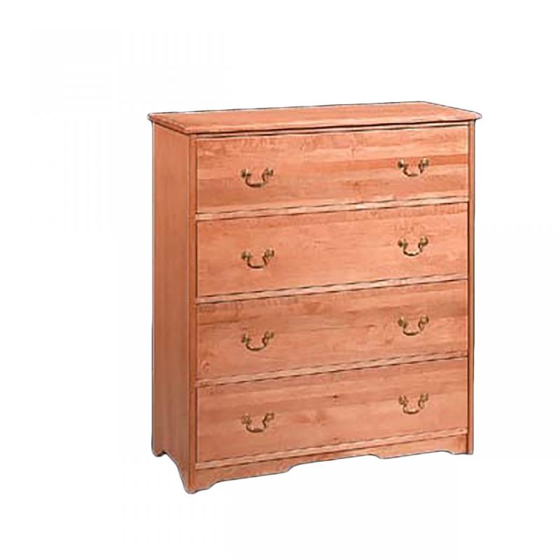 Chests and Dressers | Colonial Cherry Stain Maple Maple Four Drawer Dresser Chests & Dressers Chests & Dressers