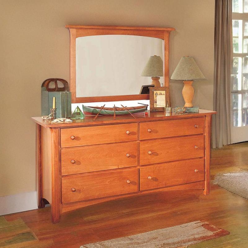 Chests and Dressers | Nantucket Autumn Birch Nantucket Double Dresser Machined Chests & Dressers Chests & Dressers