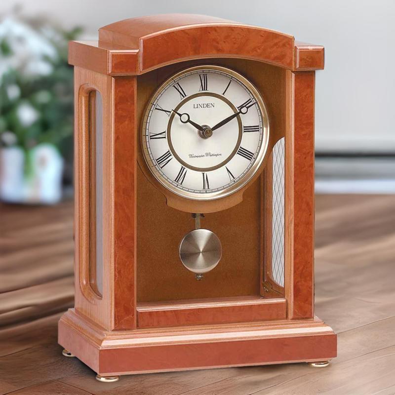 Clocks | Clocks Walnut Wooden Parisian Pedulum Clock Clocks Clocks