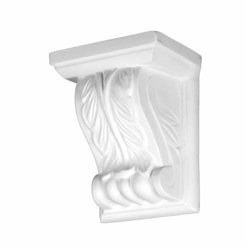 Corbels and Pilasters | Decorative white Corbel Urethane Corner Wall Mount Finish Ceiling Molding & Trim Corbels & Pilasters