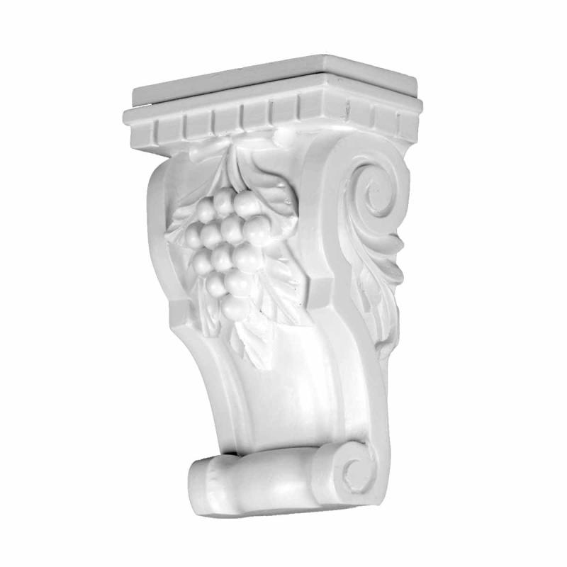 Corbels and Pilasters | White Urethane Living Room Fireplace Wall Corbel Finish Ceiling Molding & Trim Corbels & Pilasters