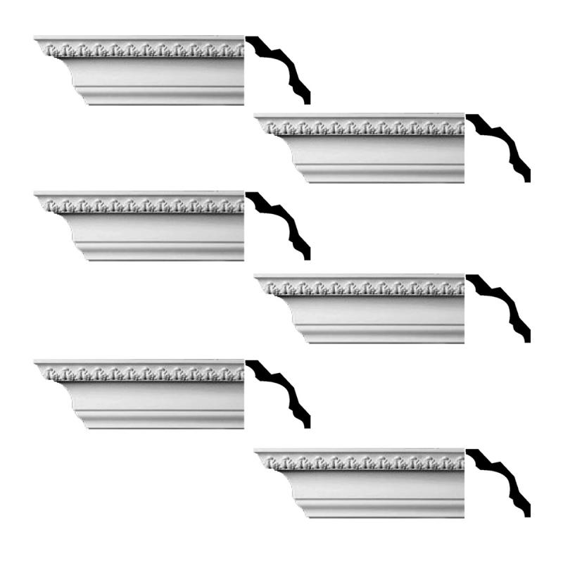 Cornice | Cornice White Urethane Bishop’s Waltham Ornate  6 Pieces Totaling 564″ Length Ceiling Molding & Trim Cornice