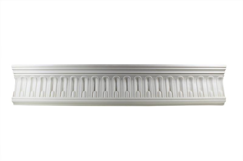 Cornice | Ornate Cornice White Urethane  94″ L Shelburne Falls Ceiling Molding & Trim Cornice