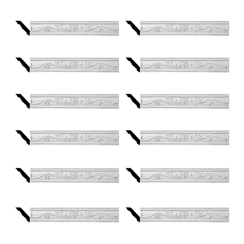 Cornice | Ornate Cornice White Urethane Ava Design 12 Pieces Totaling 951″ Length Ceiling Molding & Trim Cornice