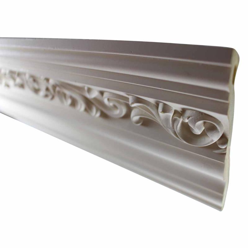 Cornice Samples | Cornice White Urethane Finish 23.5″ Long Finish Ceiling Molding & Trim Cornice Samples