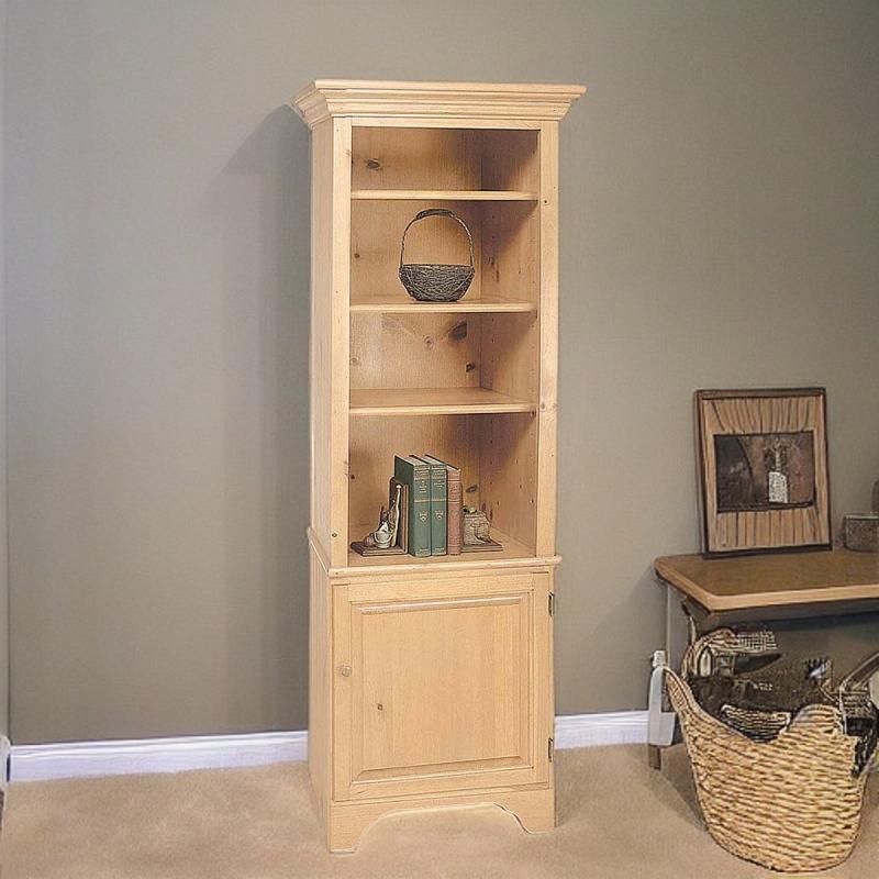 File Cabinets | Wooden Bookcase Unfinished Pine Shaker Kit 66.5″H File Cabinets File Cabinets