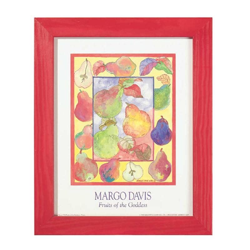 Framed Prints | Framed Print Margo Davis Primary Pear Print 13.5″ x 16.5″ Framed Prints Framed Prints