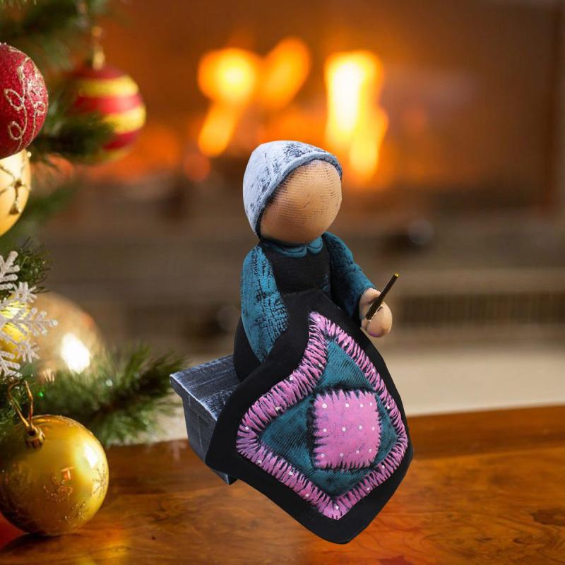 Holiday Decor | Amish Family Blue/Multi Ceramic Figurine Amish Girl on Bench 7 –  Holiday Home Decor Holiday Decor Holiday Decor