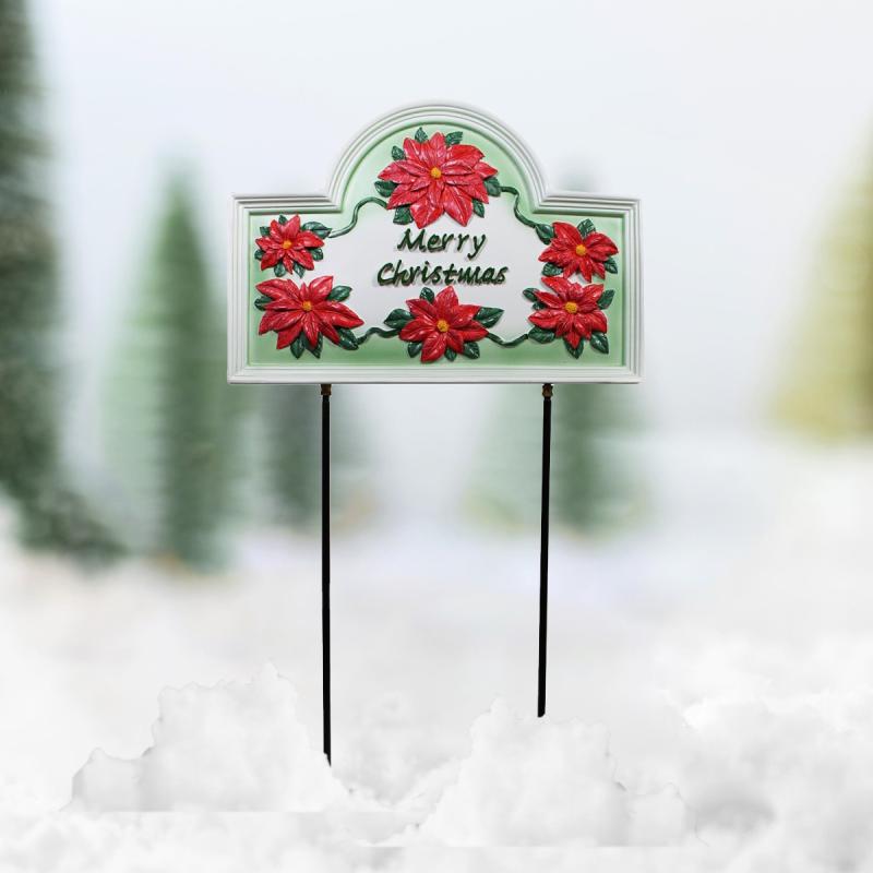 Holiday Decor | Merry Christmas Stand White Plaque Metal With Stand Holiday Decor Holiday Decor Holiday Decor