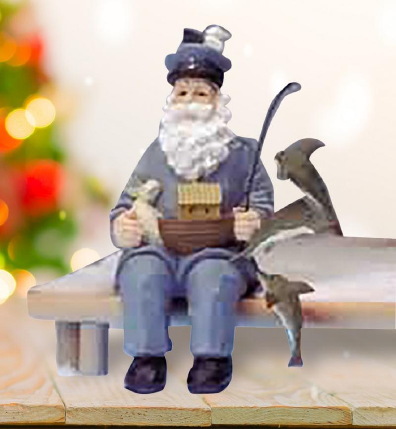 Holiday Decor | Noah Fishing Figuring Resin 16″H Holiday Decor Holiday Decor