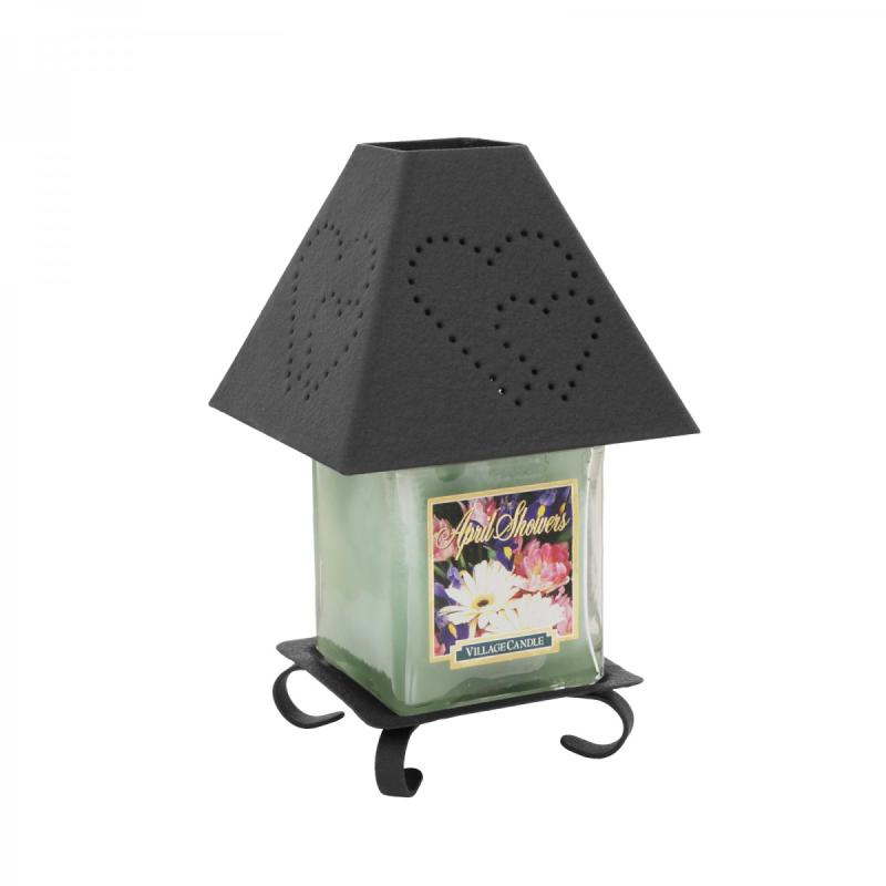 Interior Accents | Candle Holder Punched Metal Holder w/ Shade Interior Accents Interior Accents