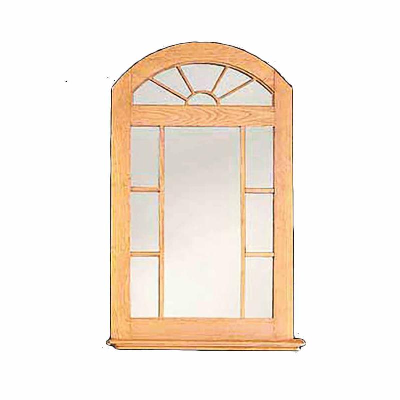 Mirrors | Bathroom Mirror Unfinished Pine Windowpane Wall Mount Mirror Living Room Accents Mirrors