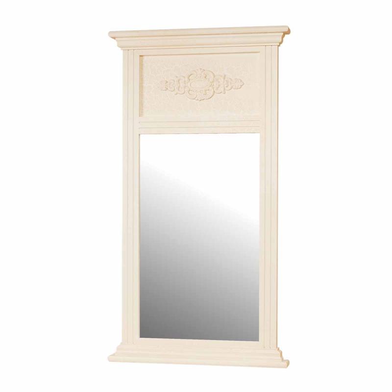 Mirrors | Bathroom Mirror White Crackle Wall Mount Dressing Mirror Living Room Accents Mirrors