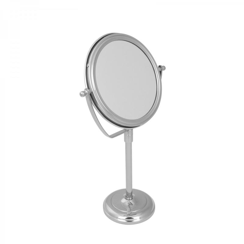 Mirrors | Table Makeup Mirror Chrome Brass Swivel Magnifying Two Sided Living Room Accents Mirrors