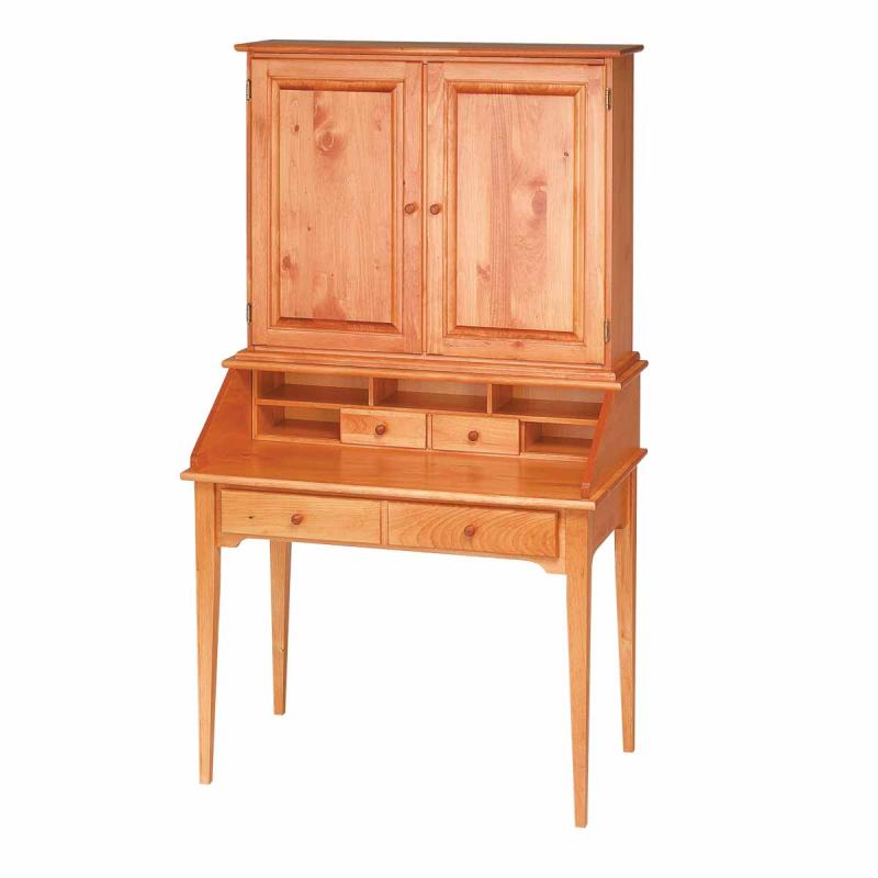 Office Furniture | Classic Heirloom Solid Pine Classic Secretary Desk Heirloom Pine 40 in Home & Office Furniture Office Furniture