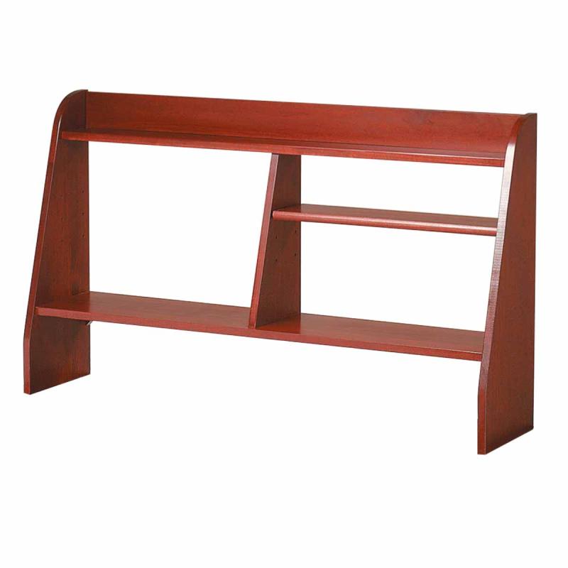 Office Furniture | Computer Desk Shelf Cherry Stain Hardwood 44″W Office Furniture