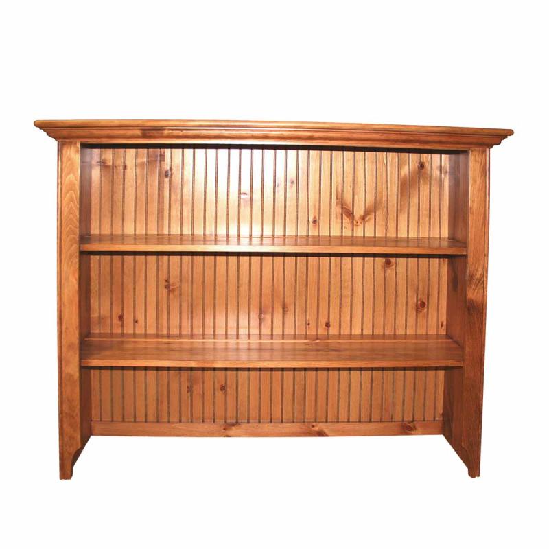 Shelves | Honey Pine Open Top Hutch ONLY Honey Pine Finish Shelves Shelves