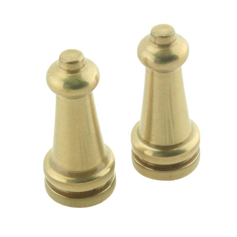 Stair Rods Finials and Brackets | Brass Stair Carpet Rod Ball Finial Towel Tip Pair Rugs & Stair Accessories Stair Rods Finials & Brackets