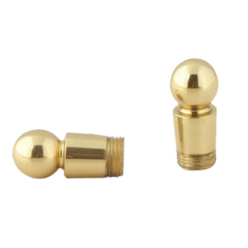 Stair Rods Finials and Brackets | Carpet Rod Finials Bright Brass Ball Finial Rugs & Stair Accessories Stair Rods Finials & Brackets