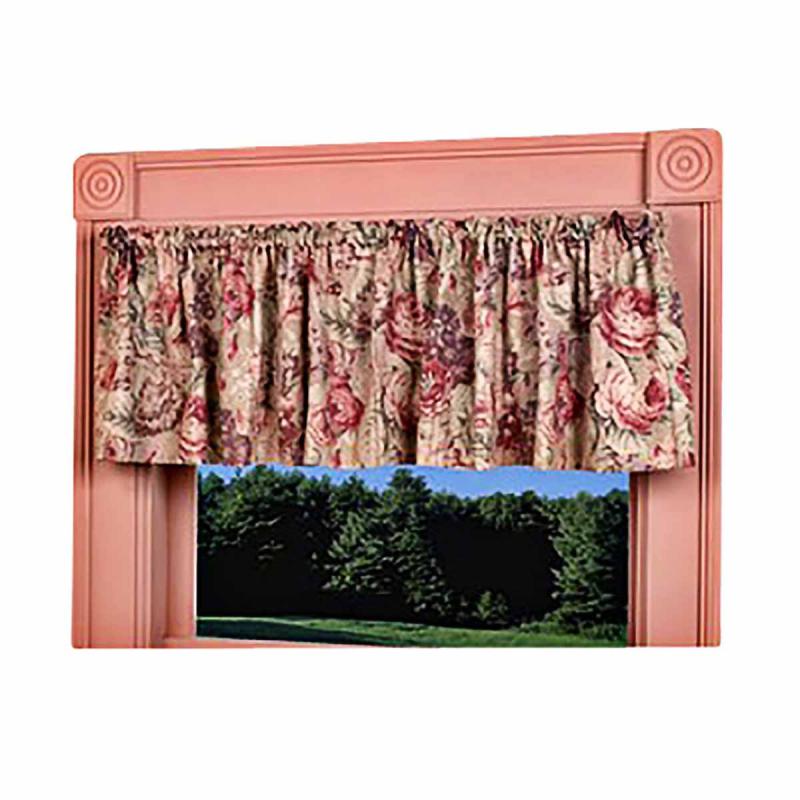 Window Curtains And Valances | Living Room Curtains Cotton Waverly Valance Khaki Lookout Mountain 79″ x 15.5″ Window Curtains And Valances Window Curtains And Valances