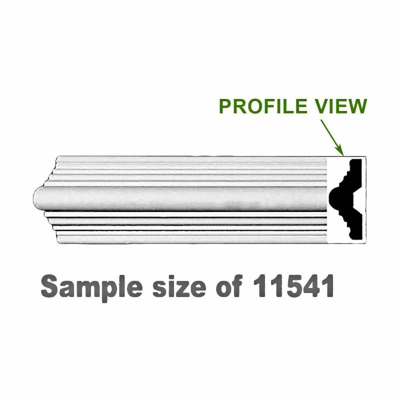 Cornice Samples | Cornice White Urethane 23.5″ Sample of 11541 Ceiling Molding & Trim Cornice Samples