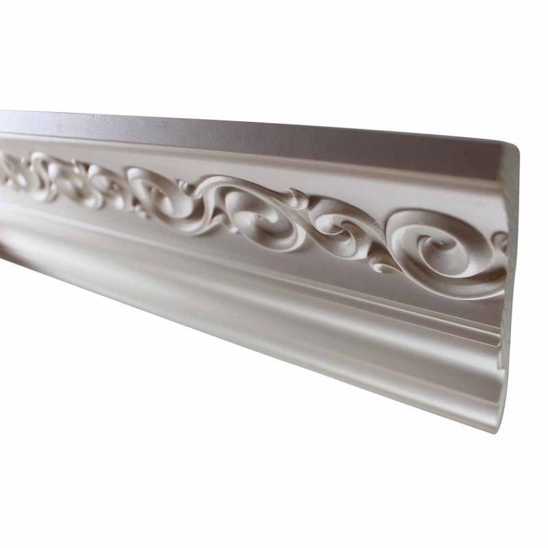 Cornice Samples | Cornice White Urethane Form 23.5″ Long Finish Ceiling Molding & Trim Cornice Samples