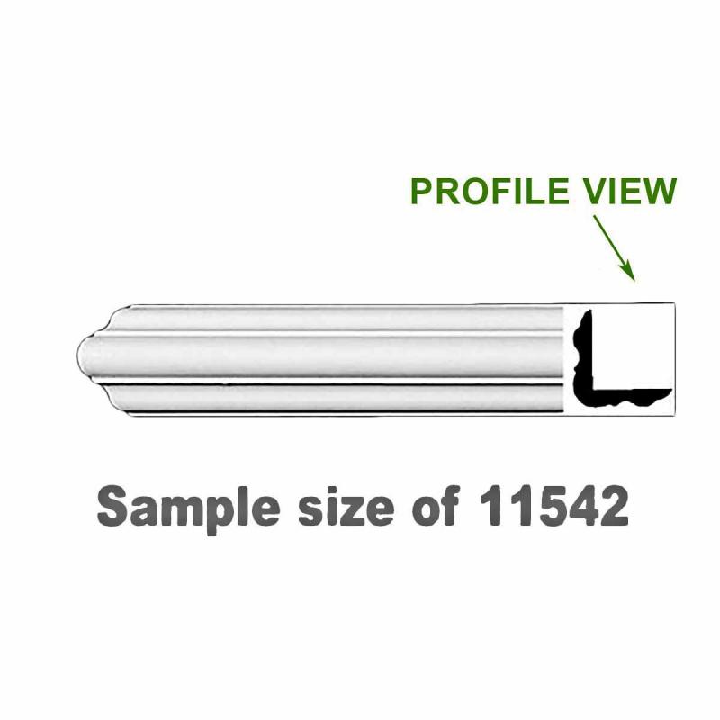 Cornice Samples | Cornice White Urethane Sample of 11542 23.75″ Long Ceiling Molding & Trim Cornice Samples