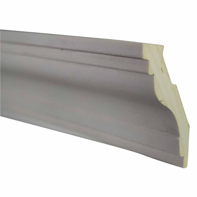 Cornice | Cornice White Urethane  94″ L  Ashby Simple Ceiling Molding & Trim Cornice