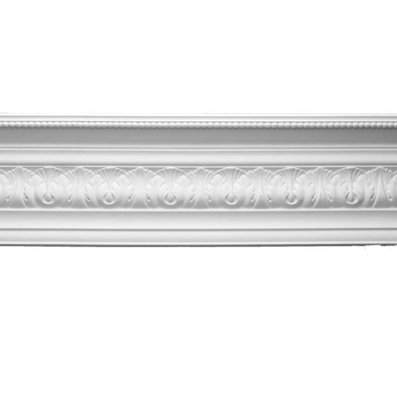 Cornice | Cornice White Urethane Finish 8 3/4″ H Hewitt Ornate Ceiling Molding & Trim Cornice