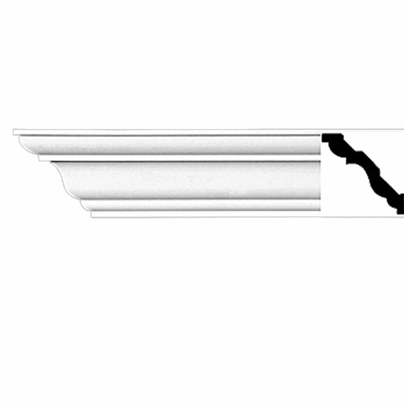 Cornice | Cornice White Urethane  94″ L  Montmarnes Simple Ceiling Molding & Trim Cornice