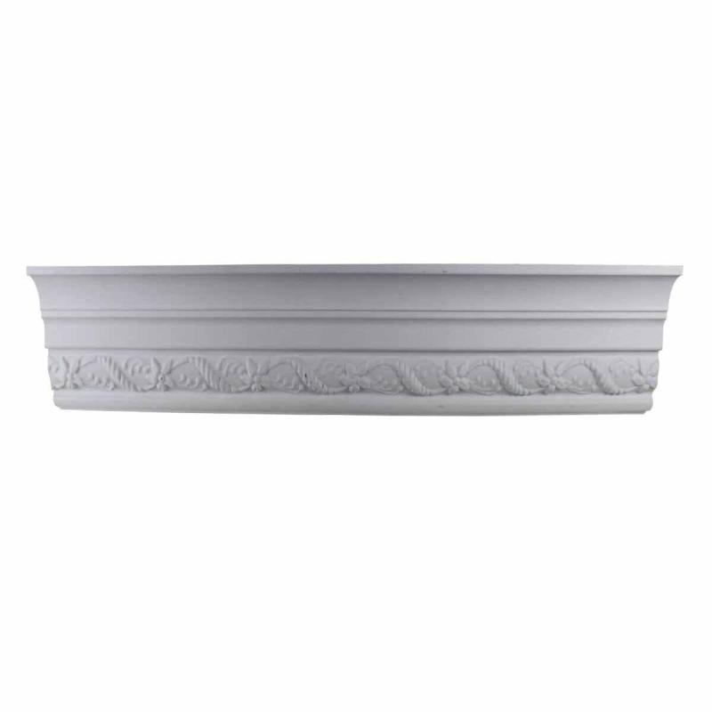 Cornice | Cornice White Urethane Emma  93″ L  Ornate Ceiling Molding & Trim Cornice