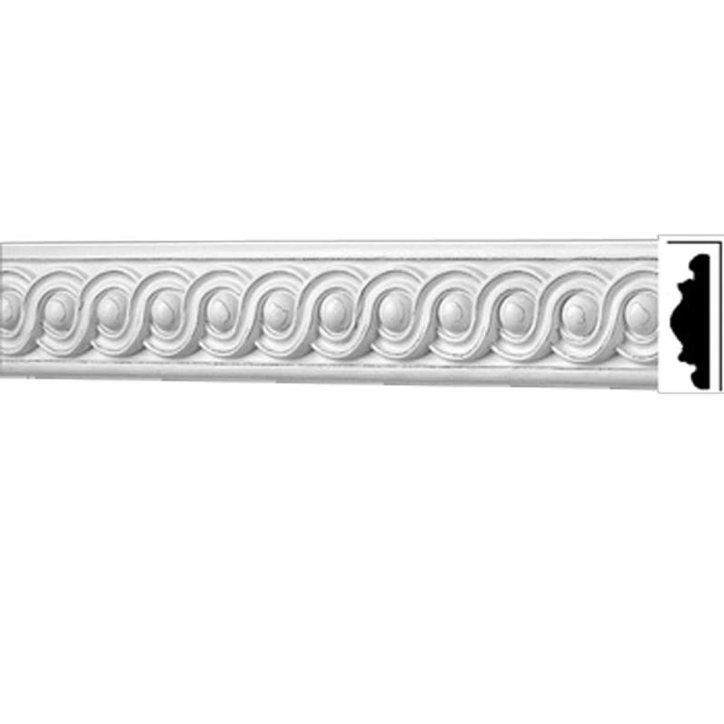 Cornice | Crown Molding White Urethane 79 1/2″ L  Ornate Ceiling Molding & Trim Cornice