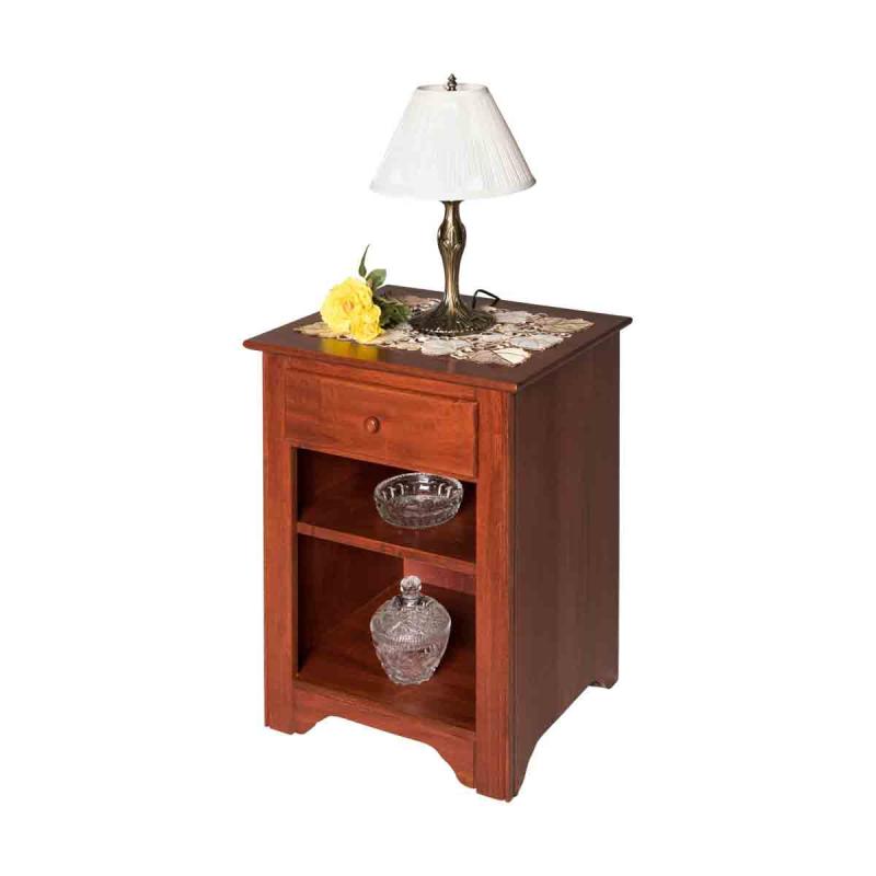 Nightstands | End Tables Bedroom Cherry Stain Birch Shaker End Table Living Room Home & Office Furniture Nightstands