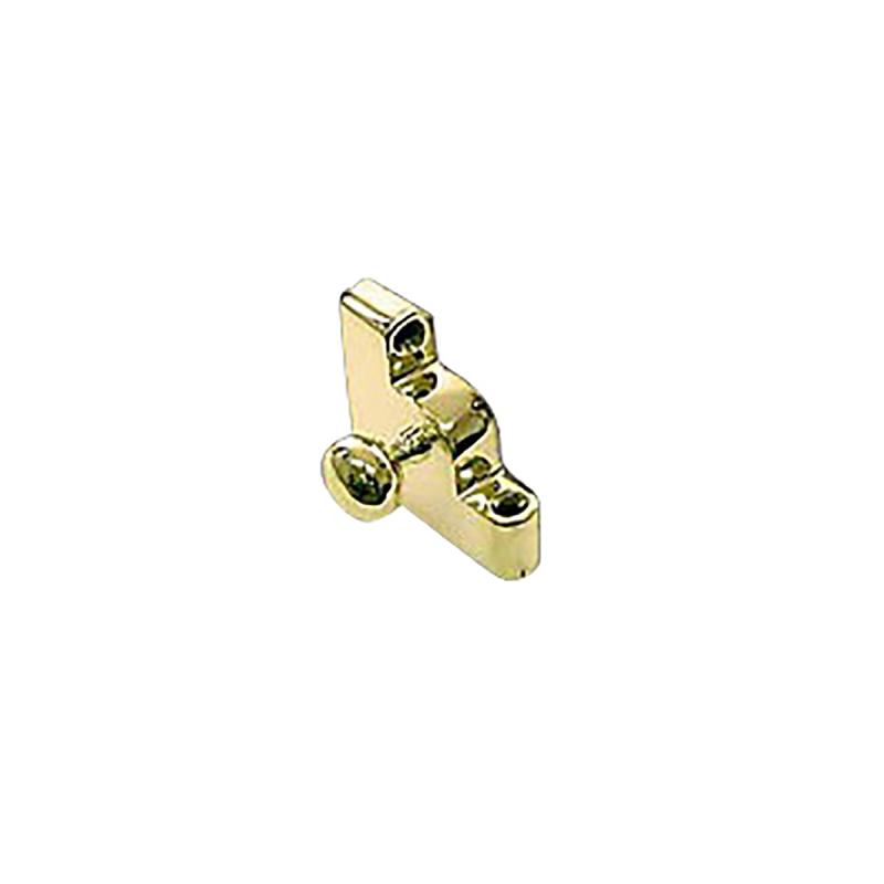 Stair Rods Finials and Brackets | Carpet Rod Bracket Solid Brass Left Side Ball Rugs & Stair Accessories Stair Rods Finials & Brackets